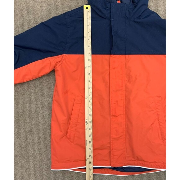 Lands End Jacket Boys M (10-12) Squall Waterproof Nylon Hooded Insulated Zip-Up - Picture 6 of 9